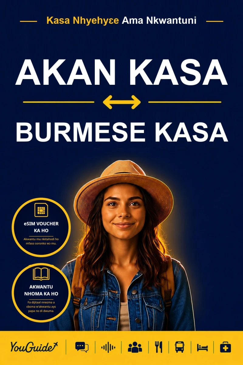Portada: The Language Guide for Travelers - Akan to Burmese