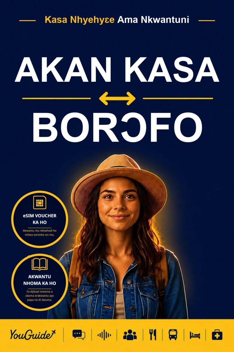 Portada: The Language Guide for Travelers - Akan to English