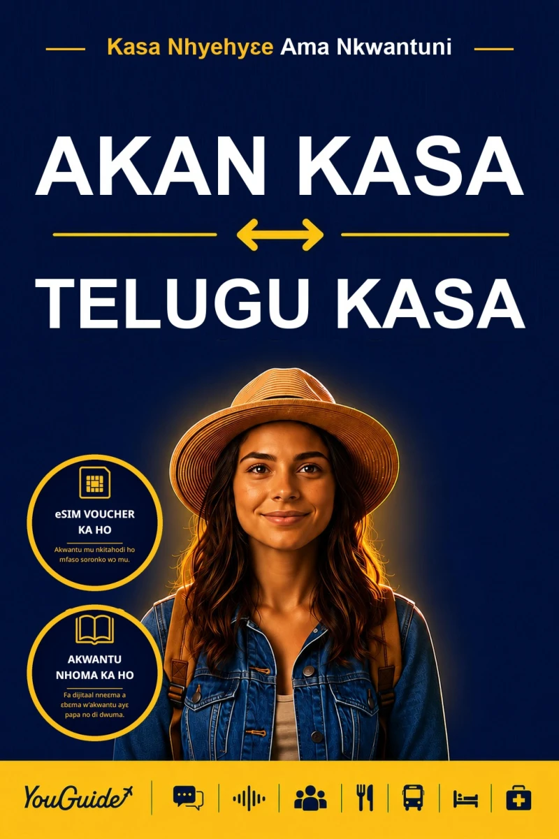 Portada: The Language Guide for Travelers - Akan to Telugu