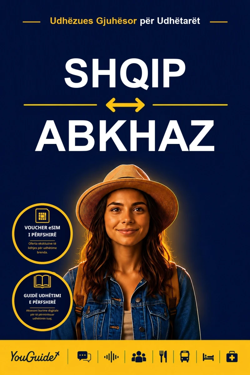 Portada: The Language Guide for Travelers - Albanian to Abkhaz