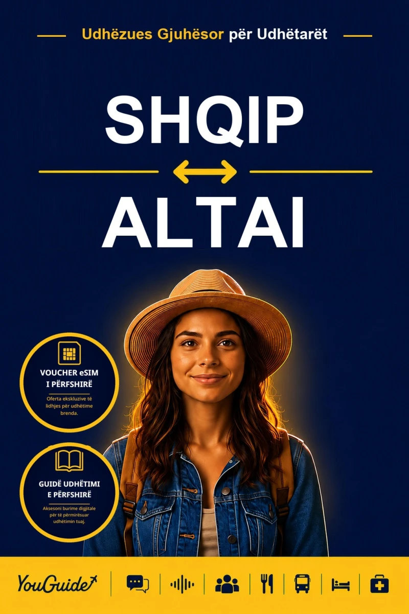 Portada: The Language Guide for Travelers - Albanian to Altai