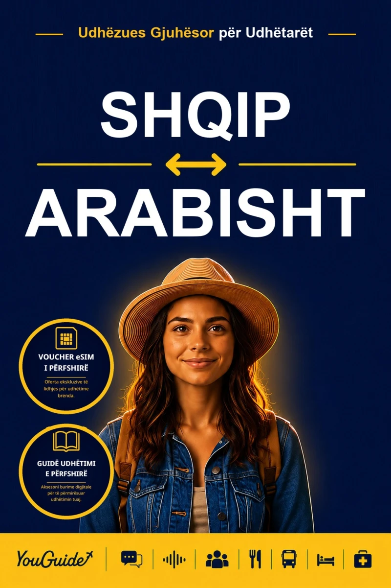 Portada: The Language Guide for Travelers - Albanian to Arabic