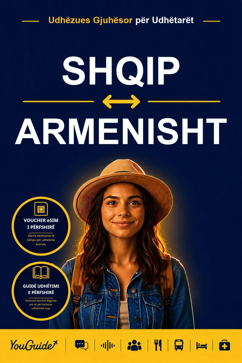 Portada: The Language Guide for Travelers - Albanian to Armenian