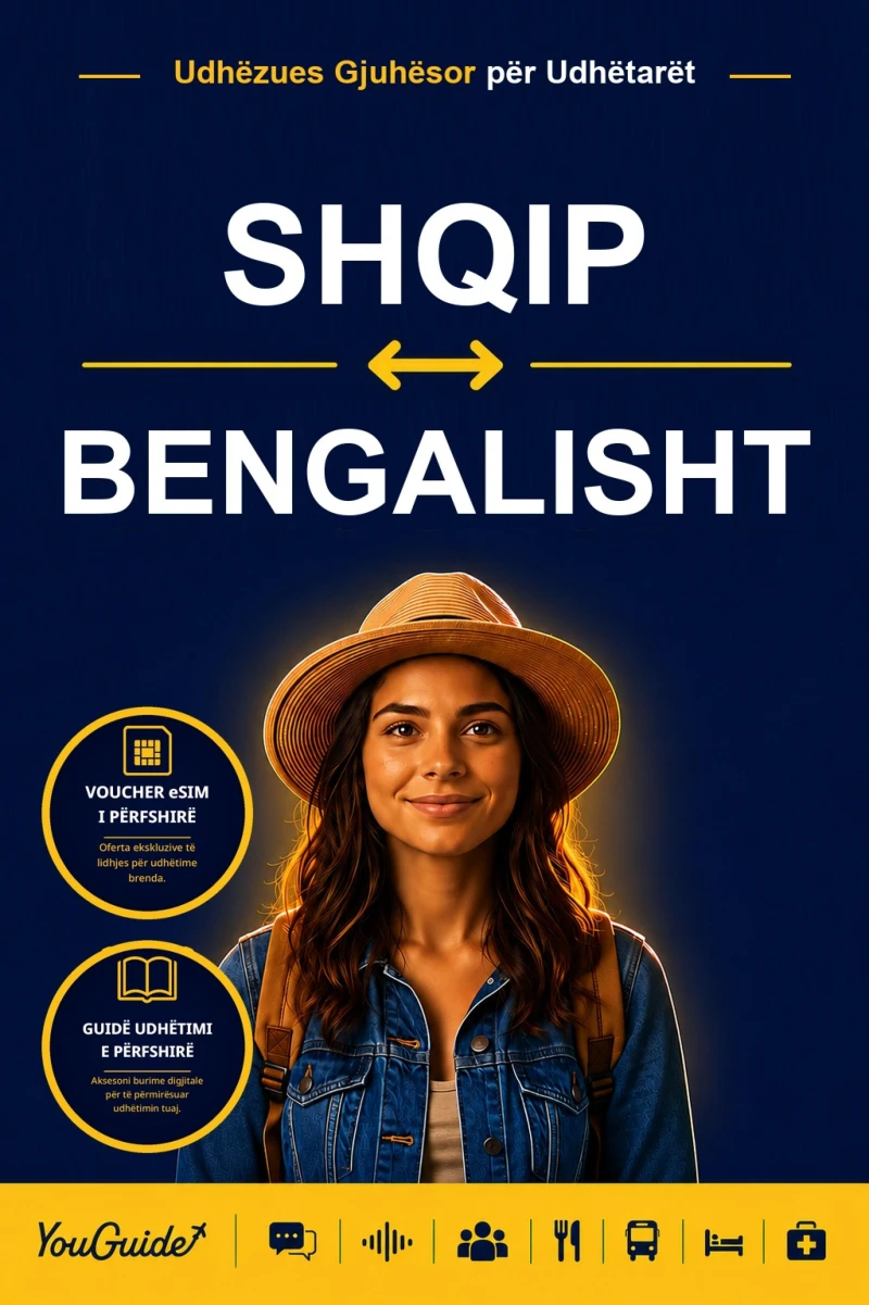 Portada: The Language Guide for Travelers - Albanian to Bengali