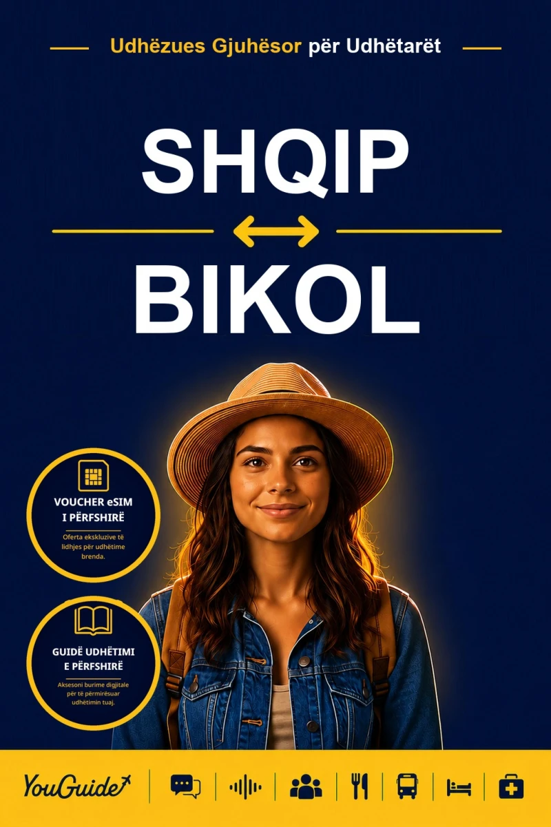 Portada: The Language Guide for Travelers - Albanian to Bikol