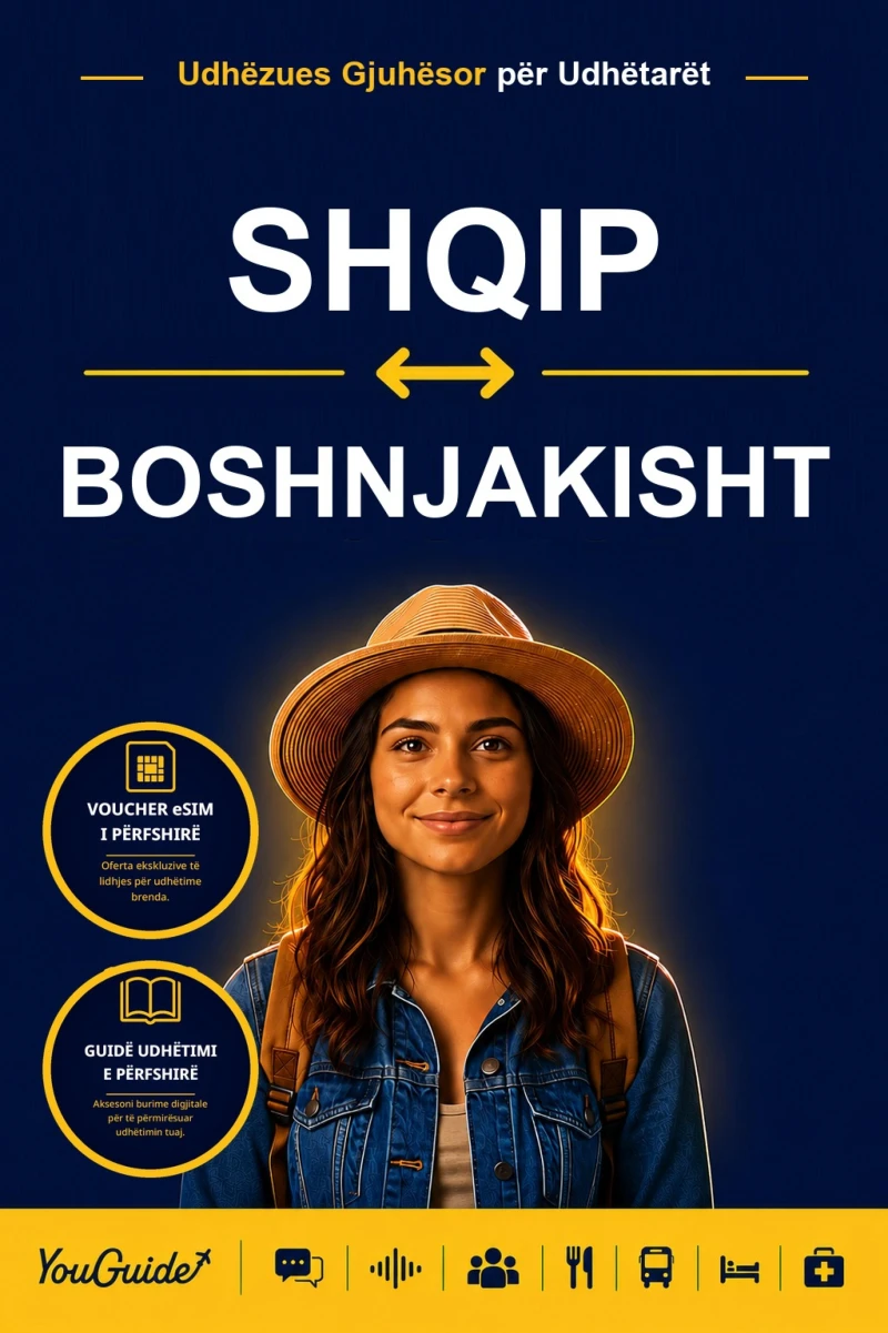 Portada: The Language Guide for Travelers - Albanian to Bosnian