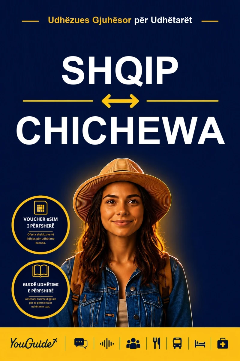 Portada: The Language Guide for Travelers - Albanian to Chichewa