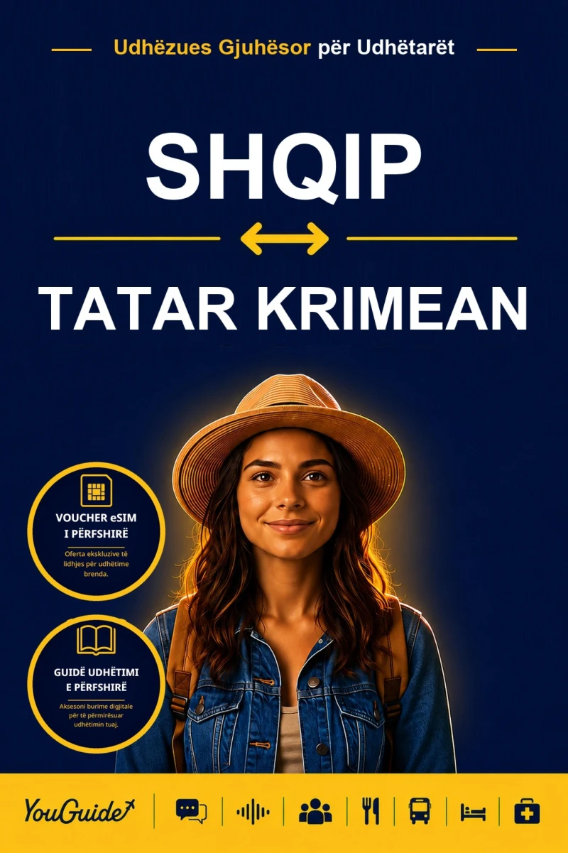 Portada: The Language Guide for Travelers - Albanian to Crimean Tatar