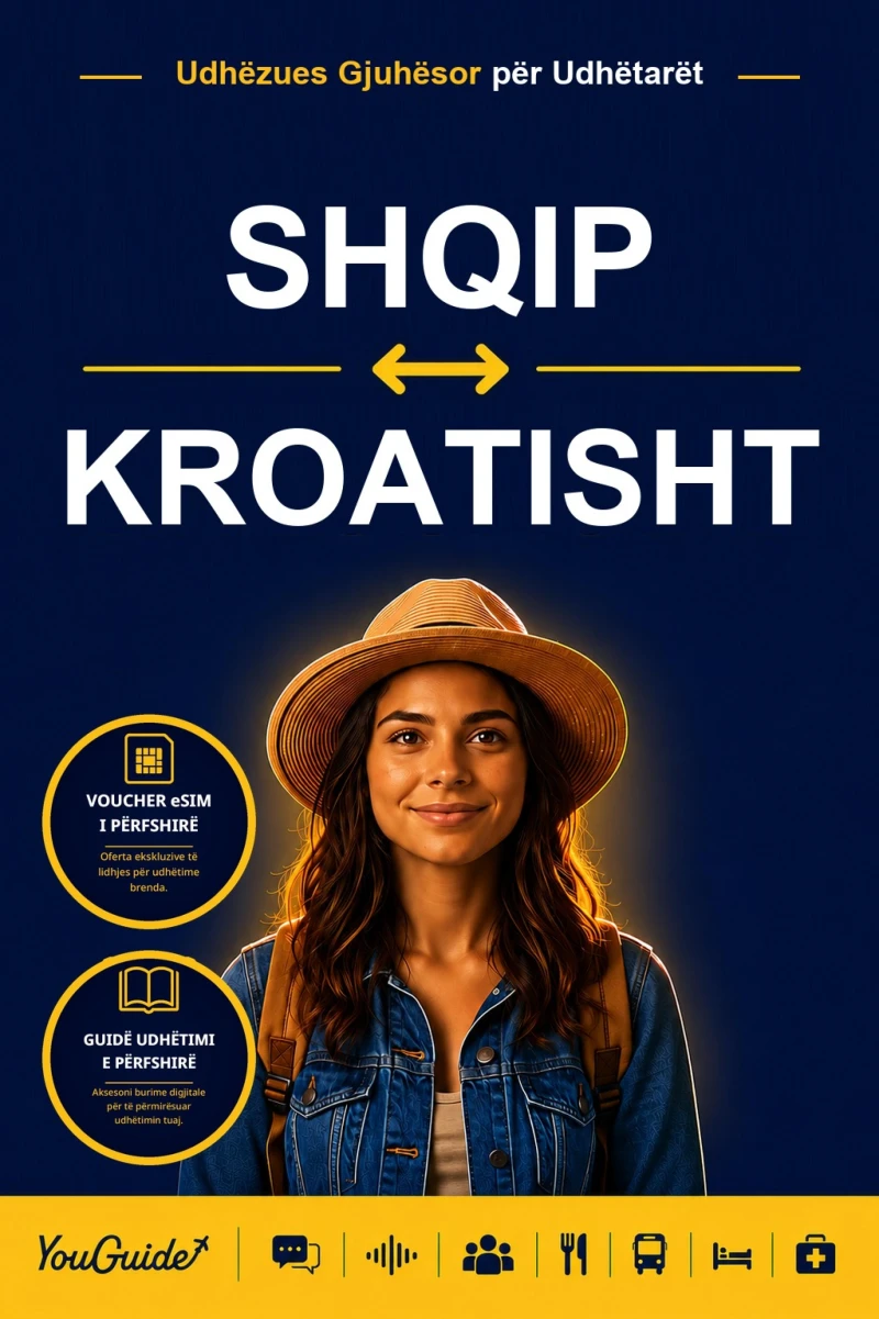 Portada: The Language Guide for Travelers - Albanian to Croatian