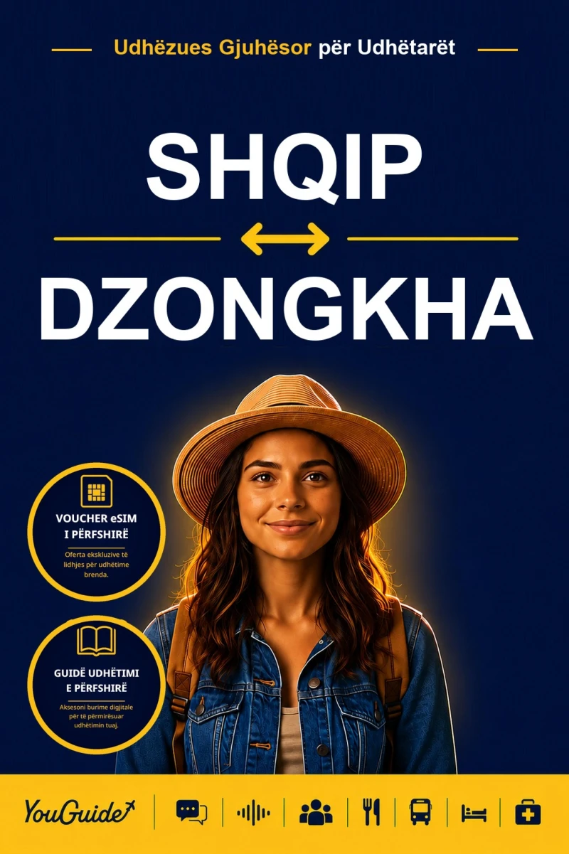 Portada: The Language Guide for Travelers - Albanian to Dzongkha
