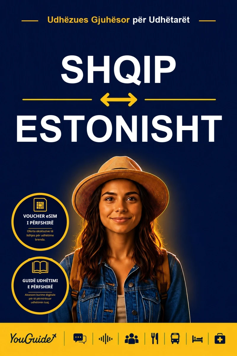 Portada: The Language Guide for Travelers - Albanian to Estonian