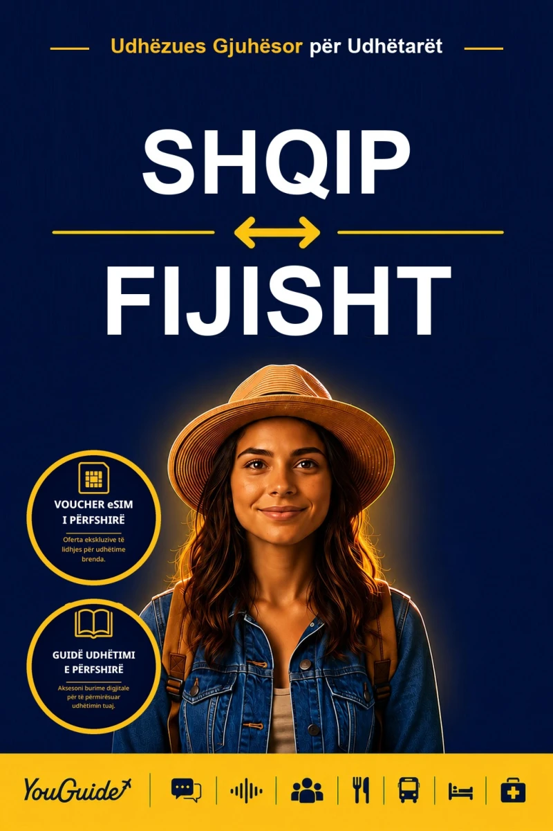 Portada: The Language Guide for Travelers - Albanian to Fijian