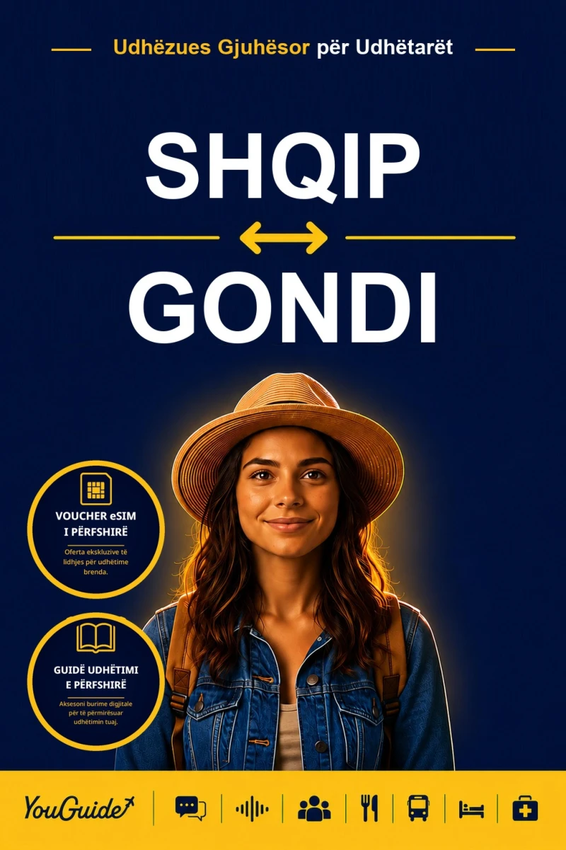 Portada: The Language Guide for Travelers - Albanian to Gondi