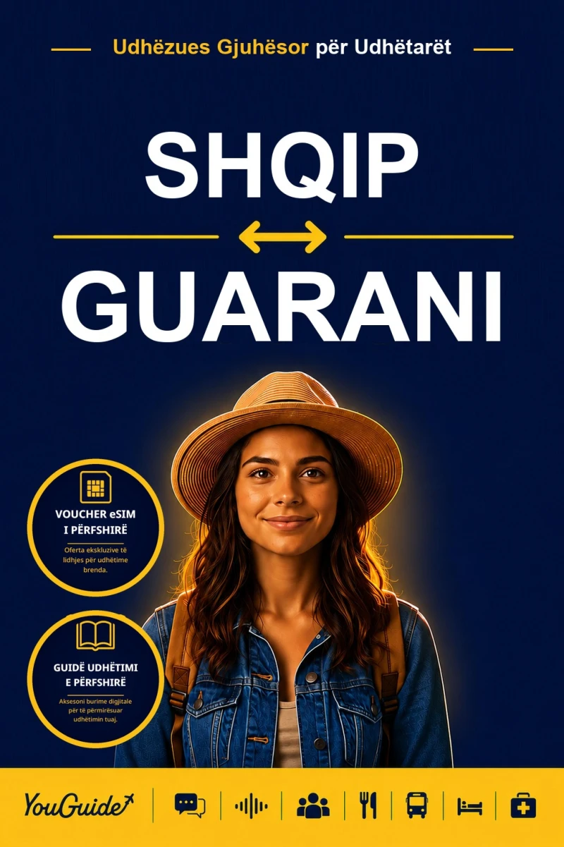Portada: The Language Guide for Travelers - Albanian to Guarani