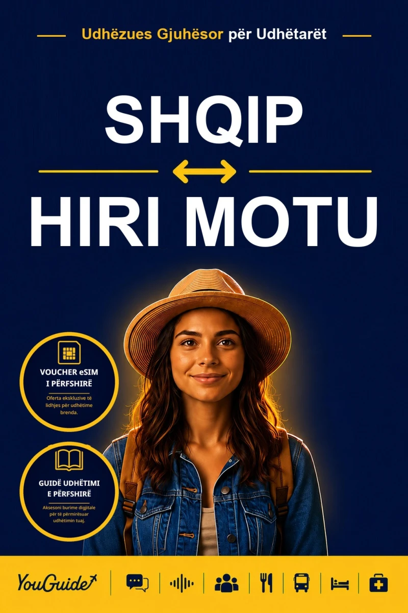 Portada: The Language Guide for Travelers - Albanian to Hiri Motu