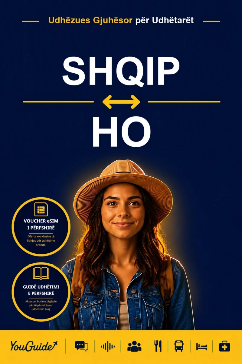 Portada: The Language Guide for Travelers - Albanian to Ho
