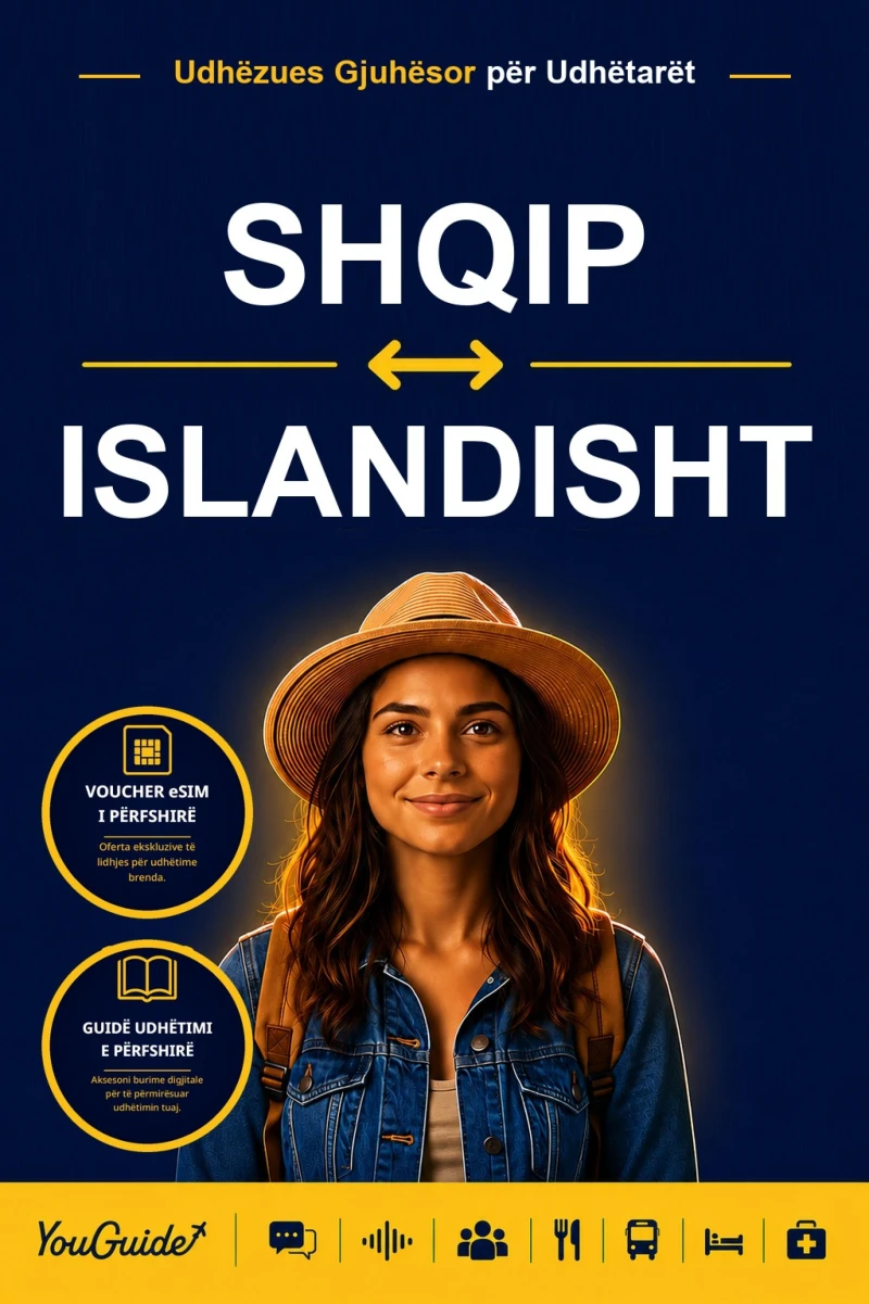 Portada: The Language Guide for Travelers - Albanian to Icelandic