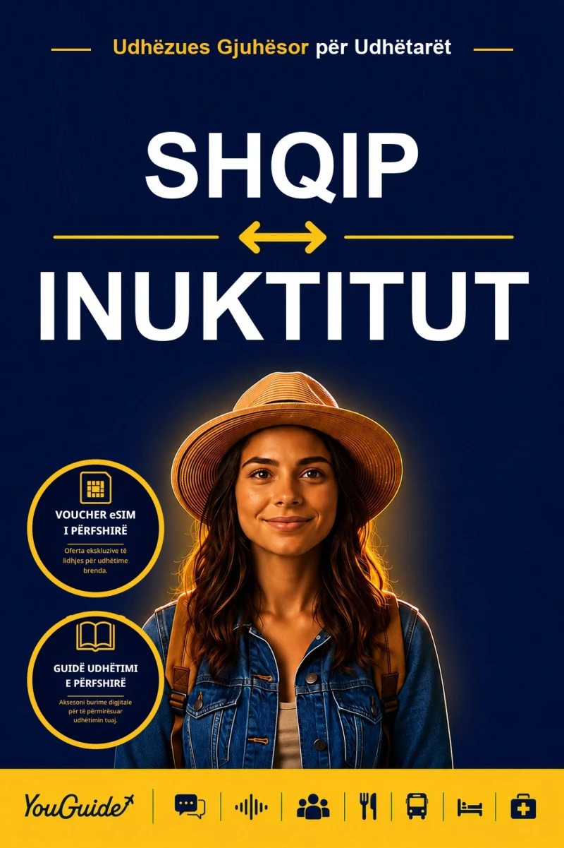 Portada: The Language Guide for Travelers - Albanian to Inuktitut
