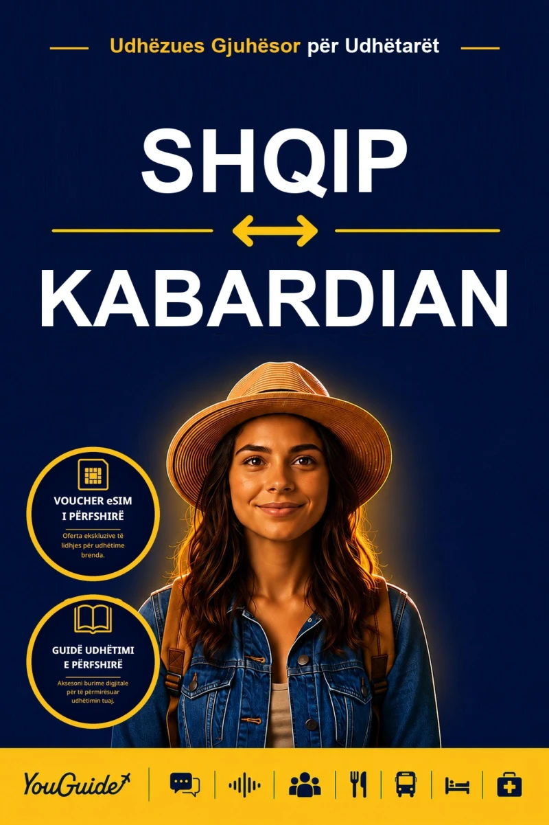 Portada: The Language Guide for Travelers - Albanian to Kabardian