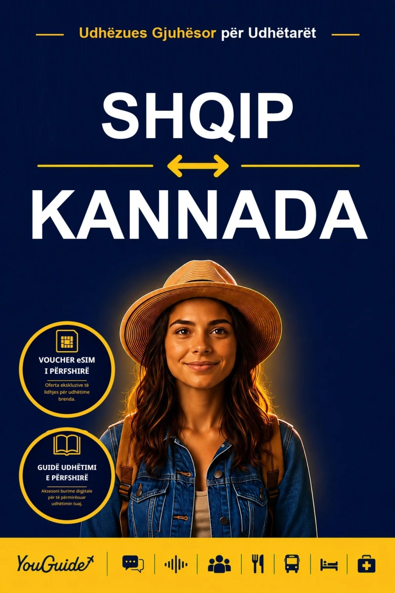 Portada: The Language Guide for Travelers - Albanian to Kannada