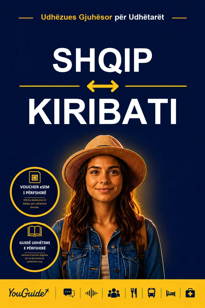 Portada: The Language Guide for Travelers - Albanian to Kiribati