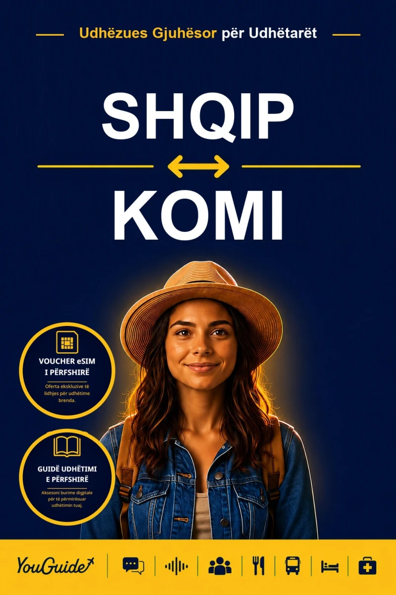 Portada: The Language Guide for Travelers - Albanian to Komi