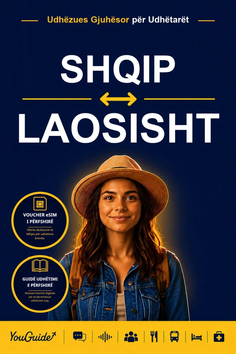 Portada: The Language Guide for Travelers - Albanian to Lao
