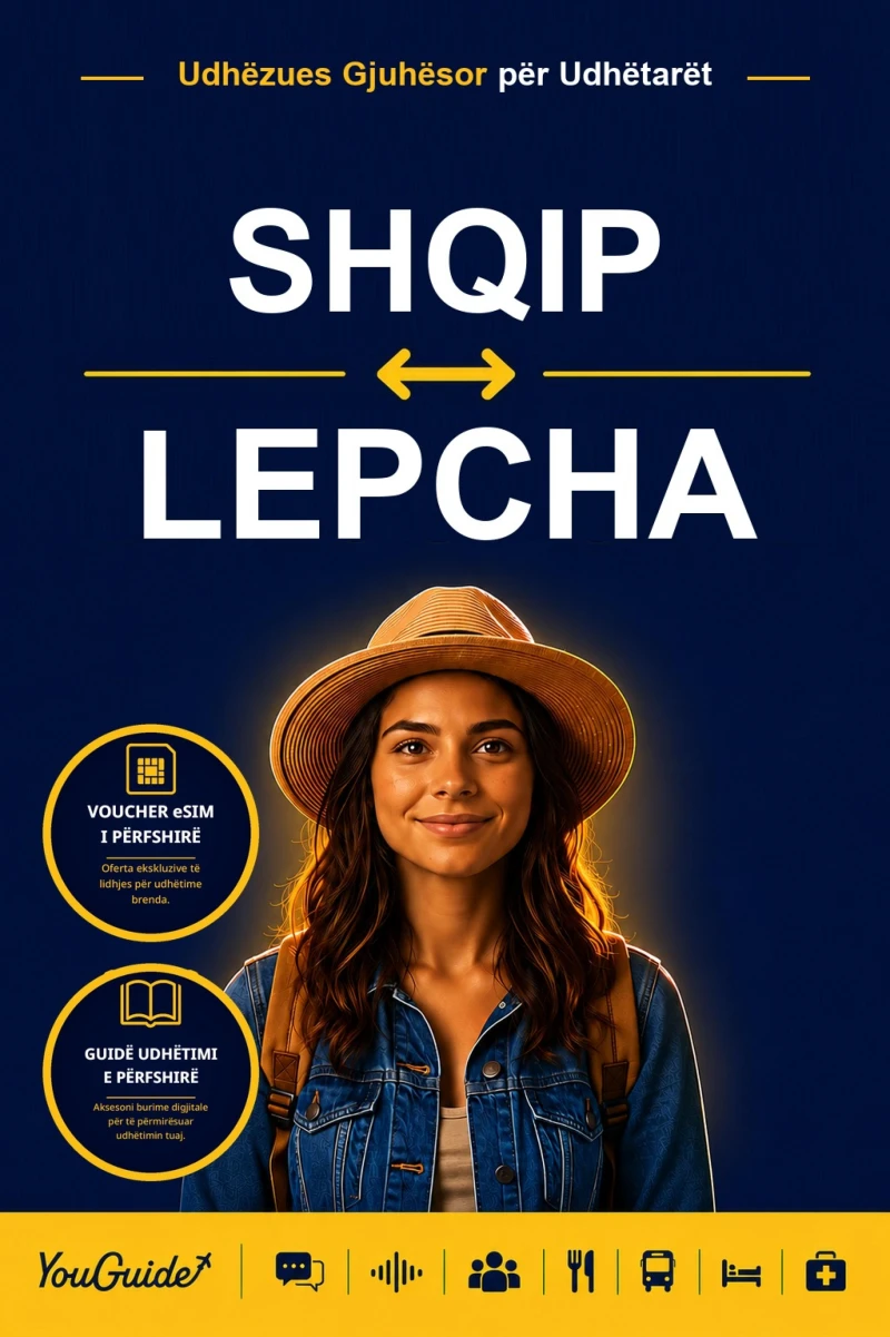 Portada: The Language Guide for Travelers - Albanian to Lepcha
