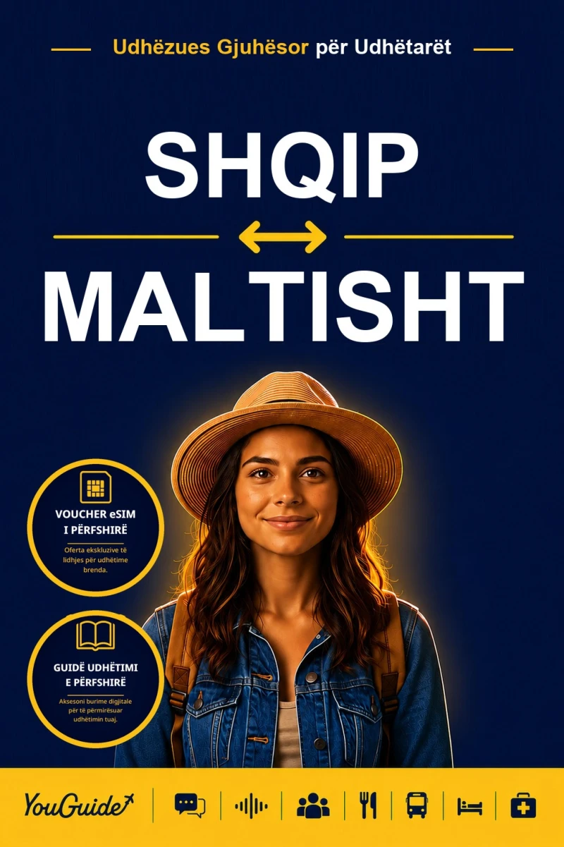 Portada: The Language Guide for Travelers - Albanian to Maltese