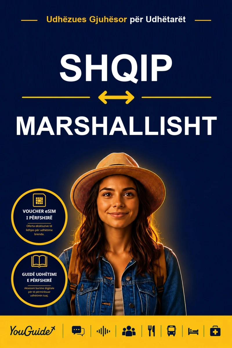 Portada: The Language Guide for Travelers - Albanian to Marshallese