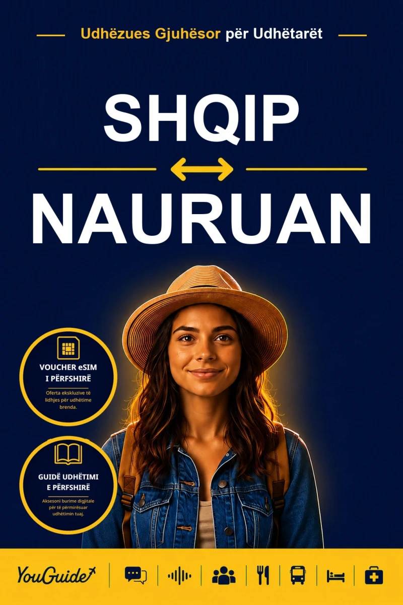 Portada: The Language Guide for Travelers - Albanian to Nauruan