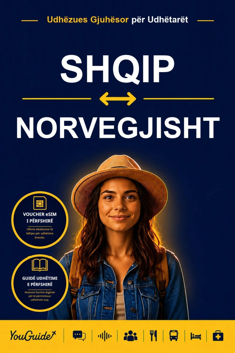 Portada: The Language Guide for Travelers - Albanian to Norwegian