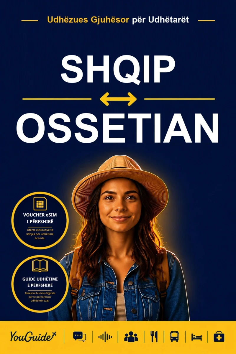Portada: The Language Guide for Travelers - Albanian to Ossetian