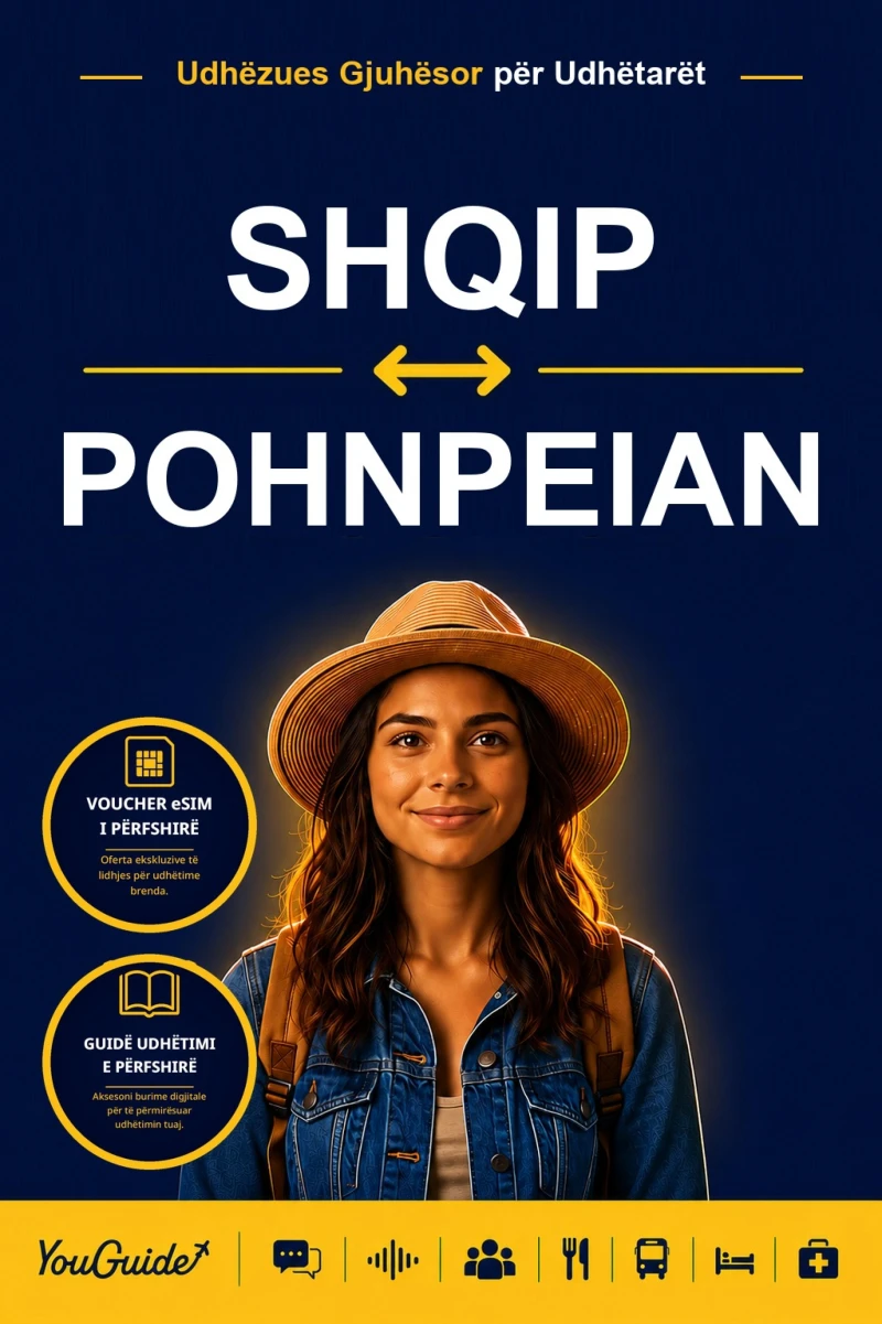 Portada: The Language Guide for Travelers - Albanian to Pohnpeian