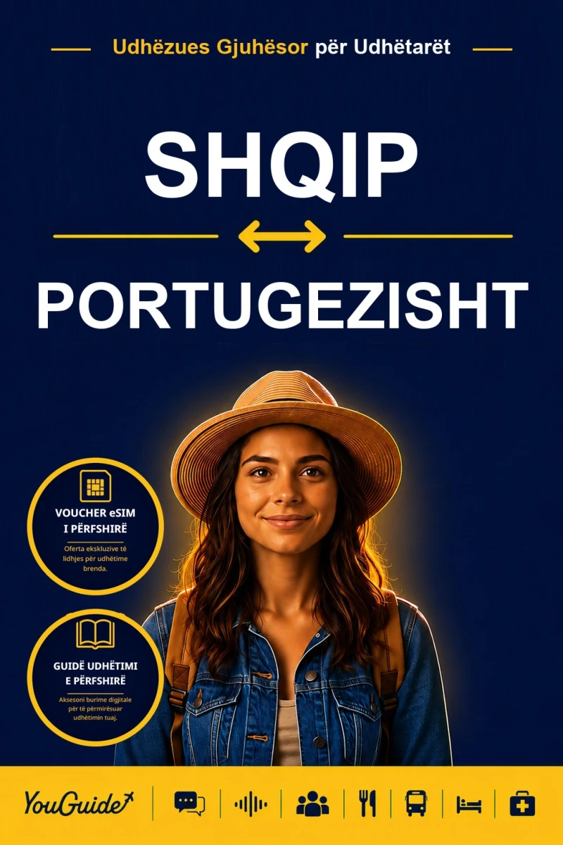 Portada: The Language Guide for Travelers - Albanian to Portuguese