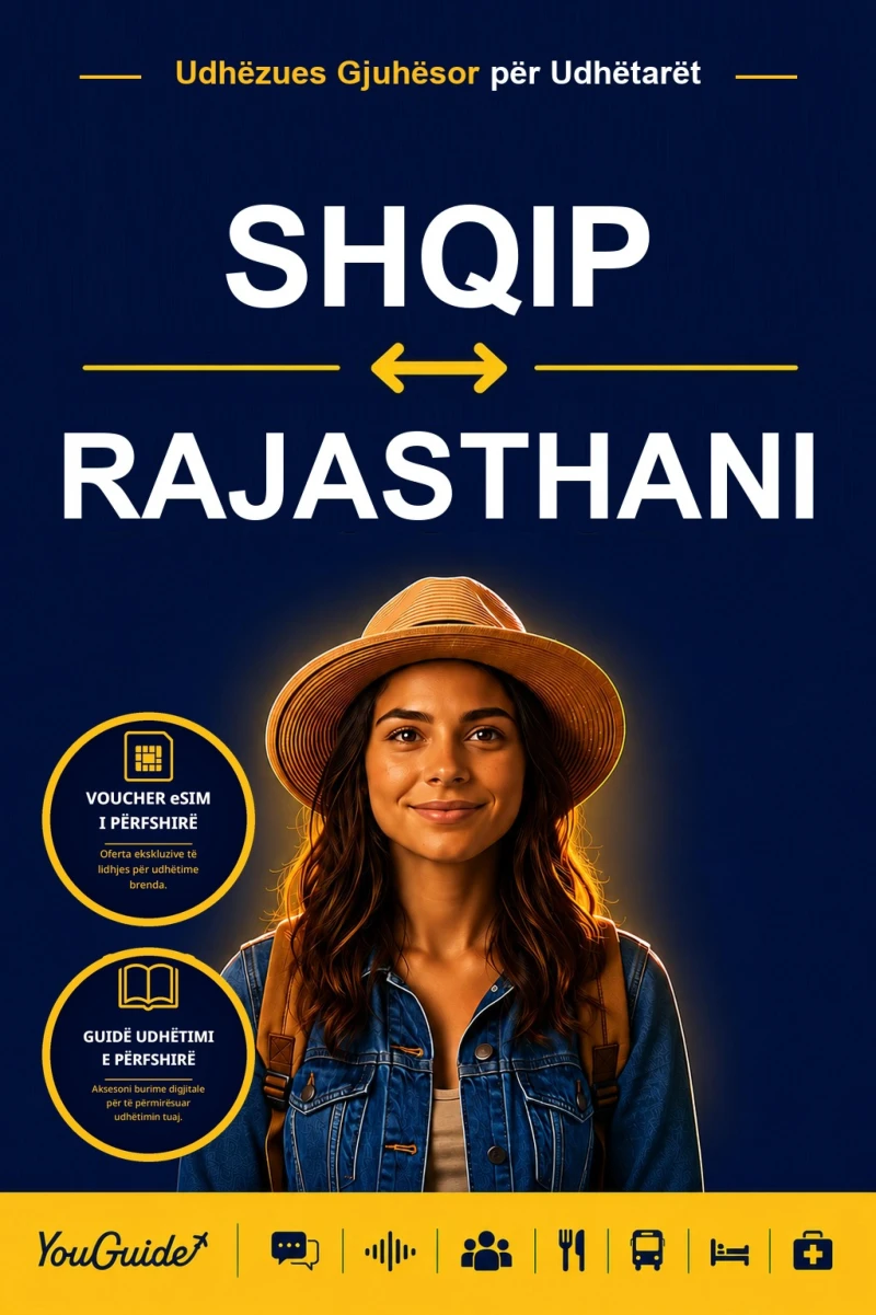 Portada: The Language Guide for Travelers - Albanian to Rajasthani