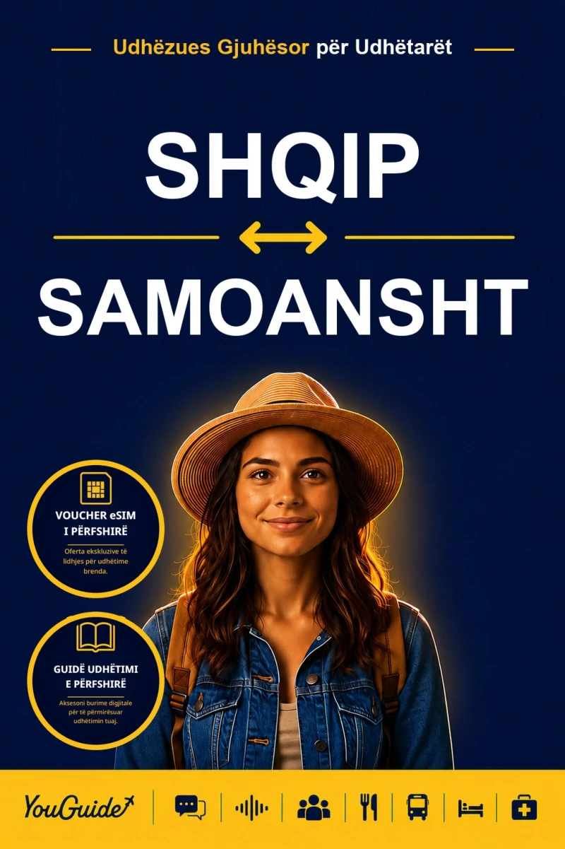 Portada: The Language Guide for Travelers - Albanian to Samoan