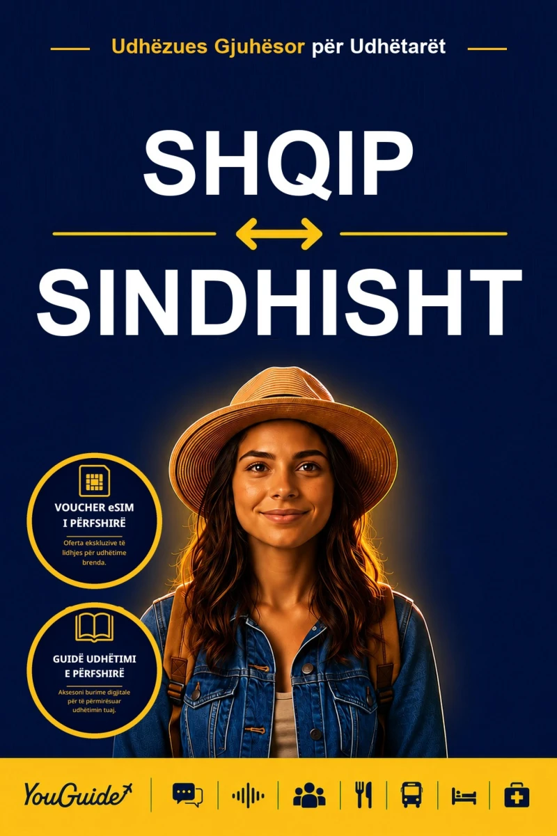 Portada: The Language Guide for Travelers - Albanian to Sindhi