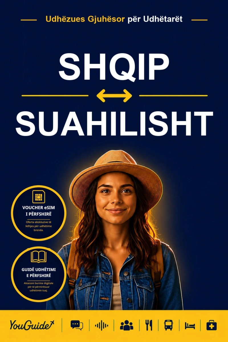 Portada: The Language Guide for Travelers - Albanian to Swahili