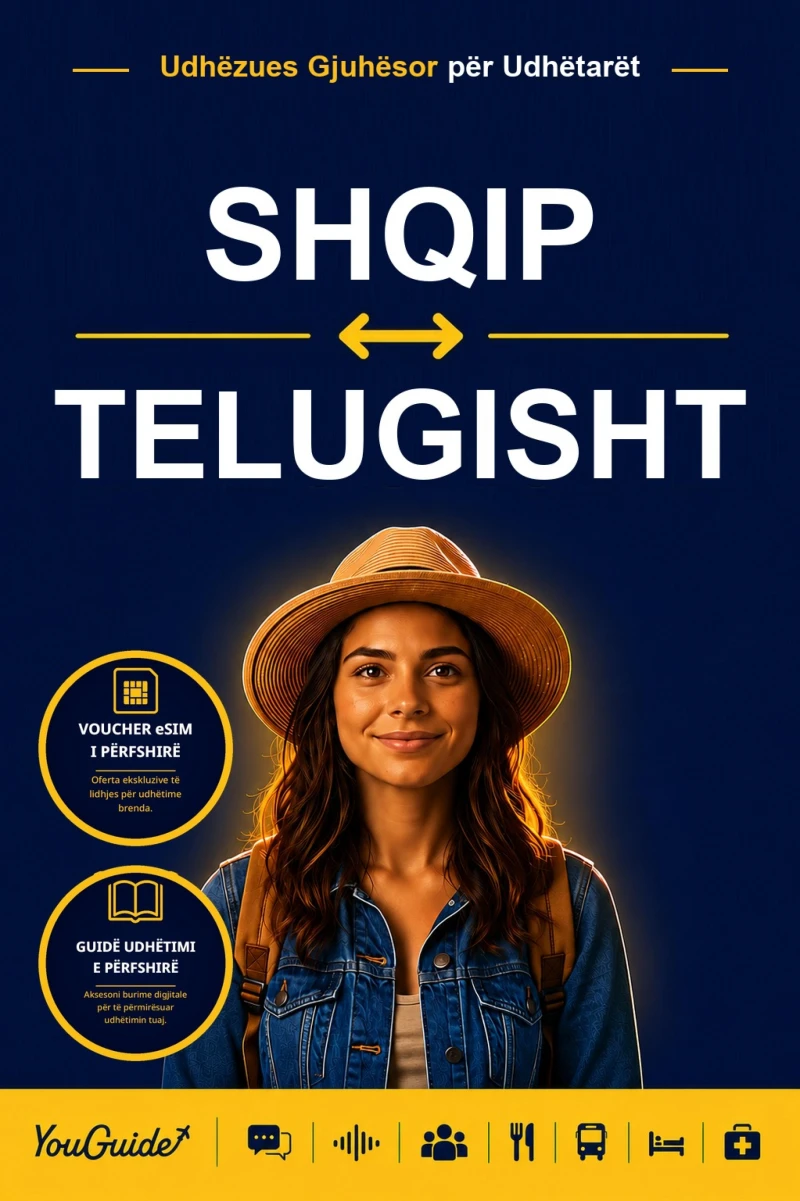 Portada: The Language Guide for Travelers - Albanian to Telugu