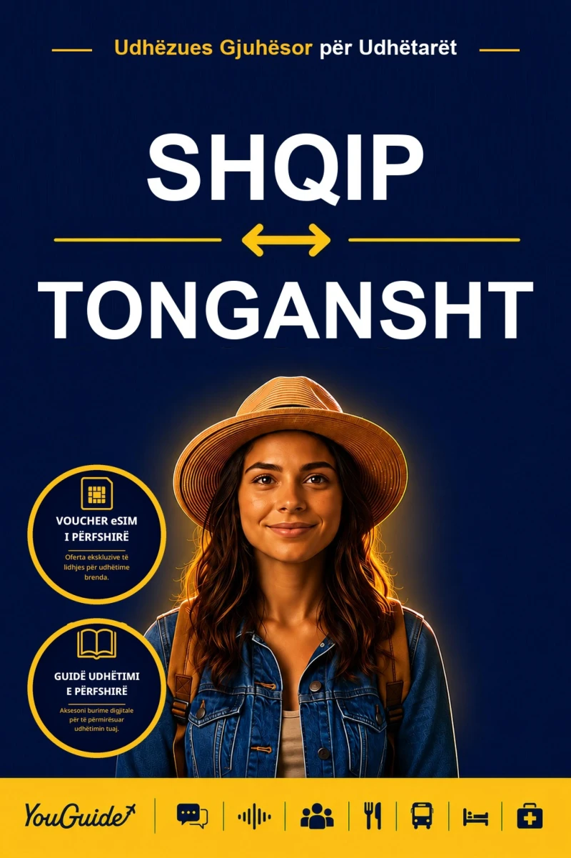 Portada: The Language Guide for Travelers - Albanian to Tongan