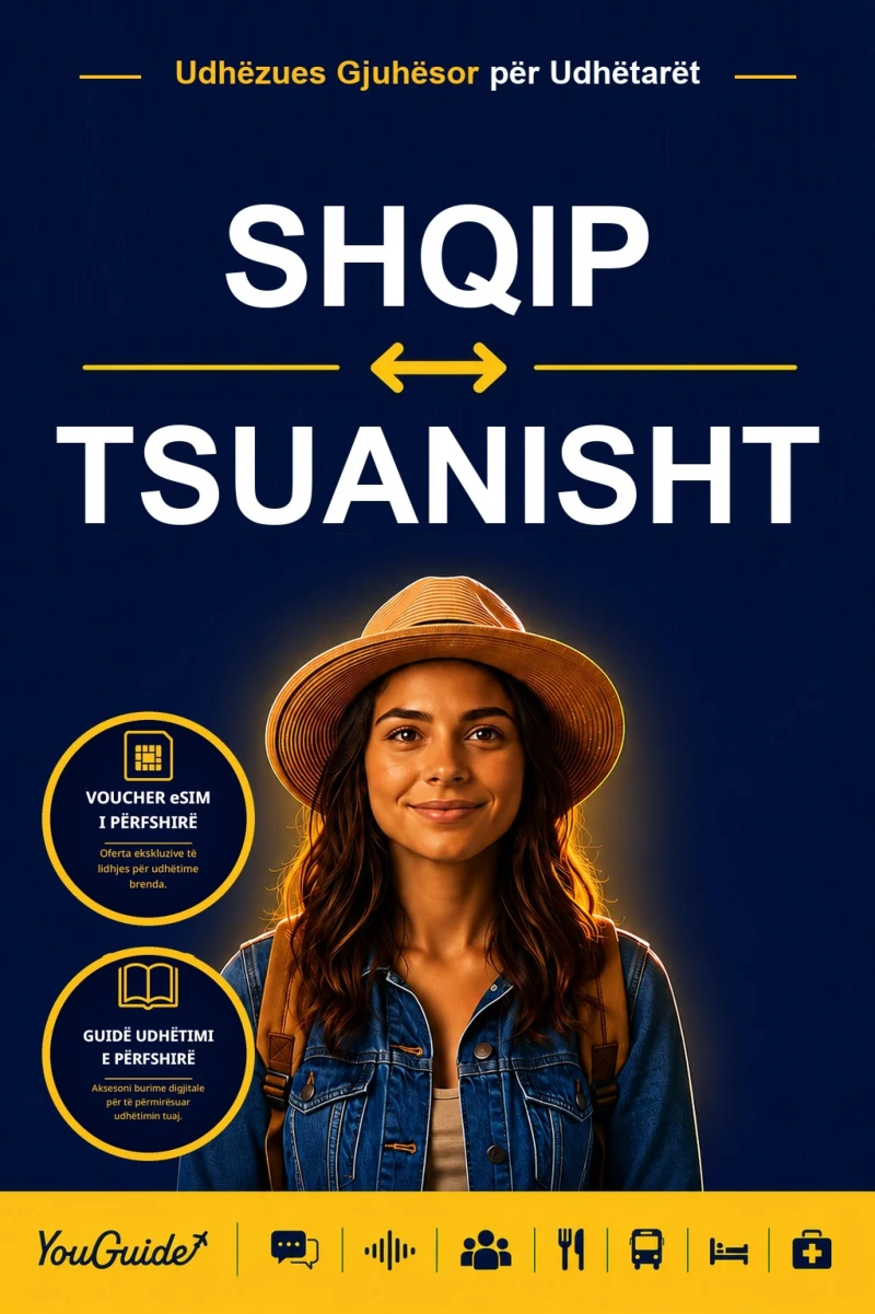 Portada: The Language Guide for Travelers - Albanian to Tswana