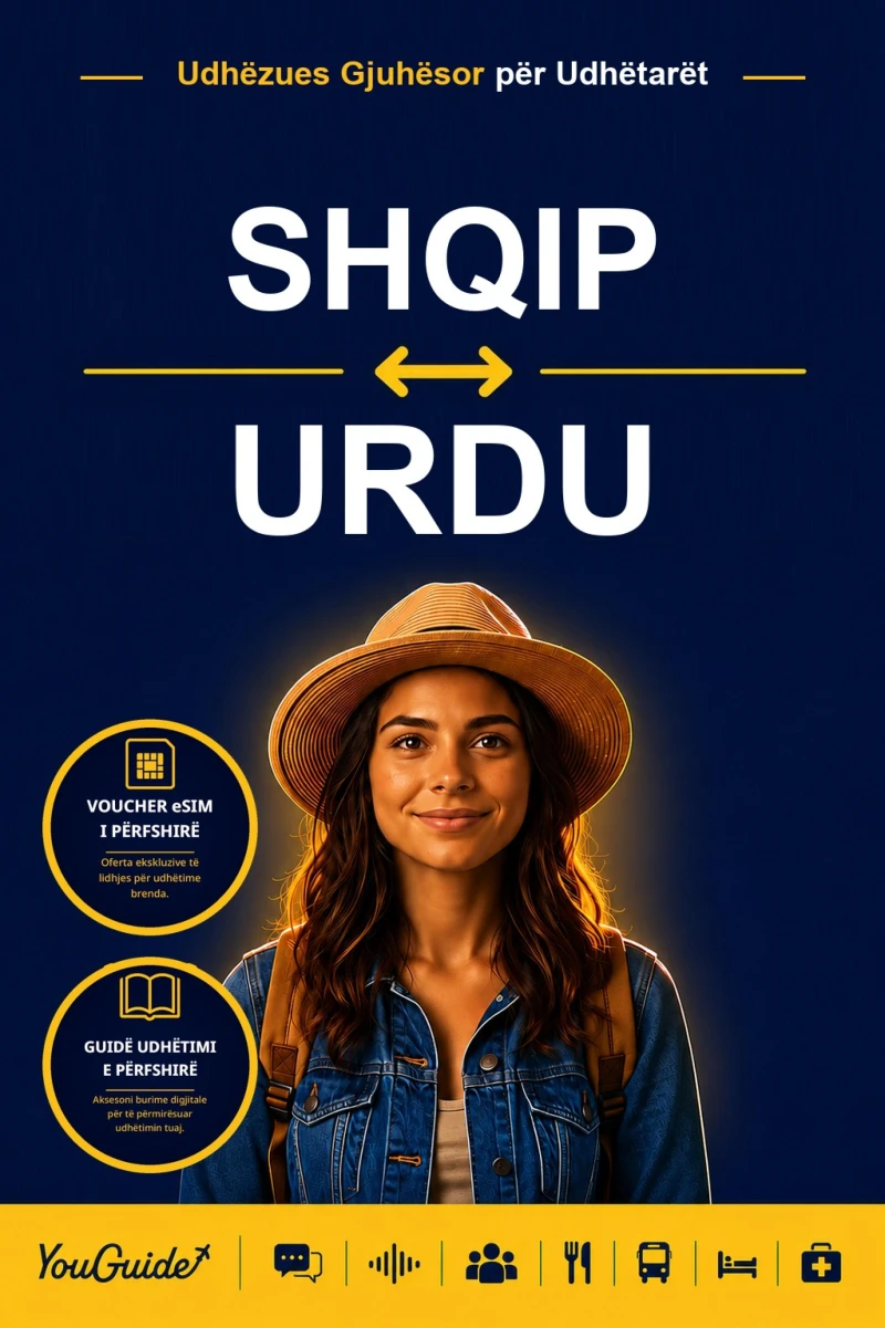 Portada: The Language Guide for Travelers - Albanian to Urdu