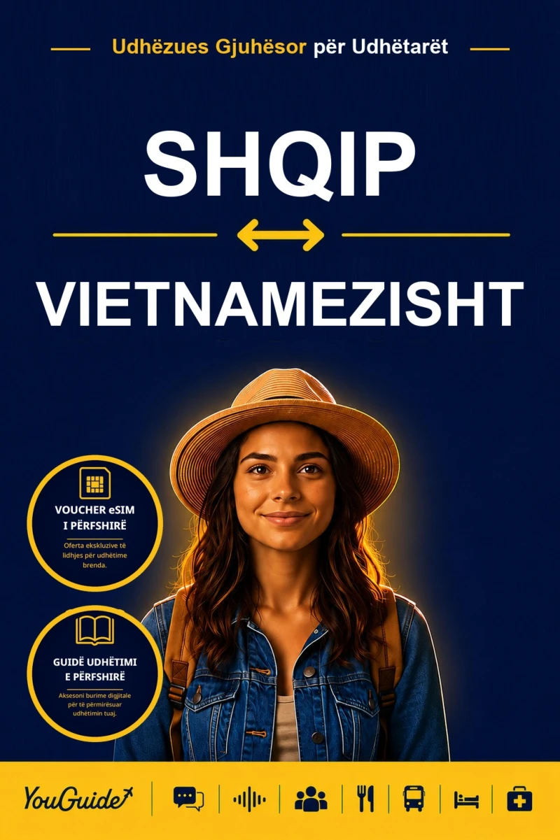 Portada: The Language Guide for Travelers - Albanian to Vietnamese