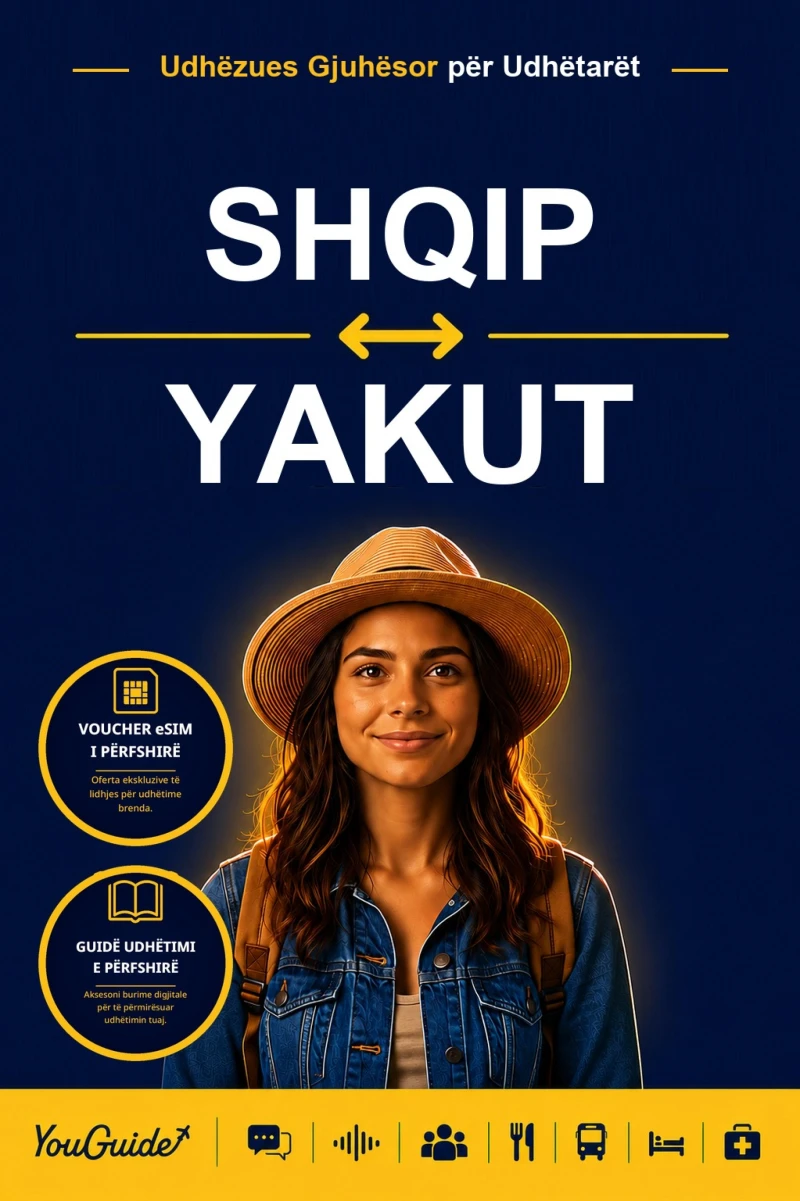 Portada: The Language Guide for Travelers - Albanian to Yakut