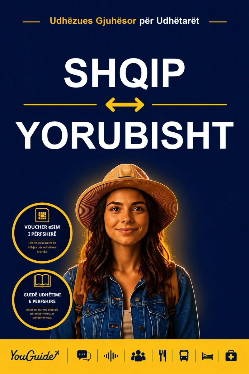 Portada: The Language Guide for Travelers - Albanian to Yoruba