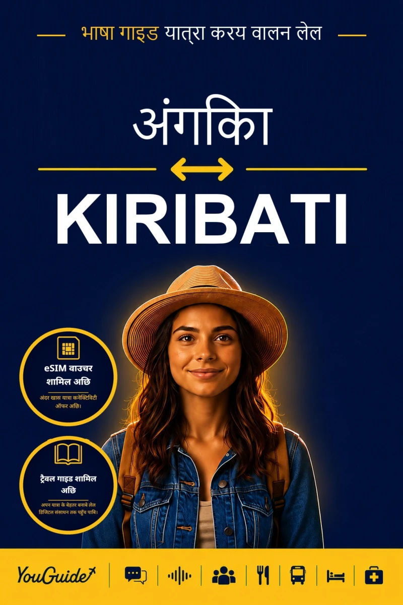Portada: The Language Guide for Travelers - Angika to Kiribati