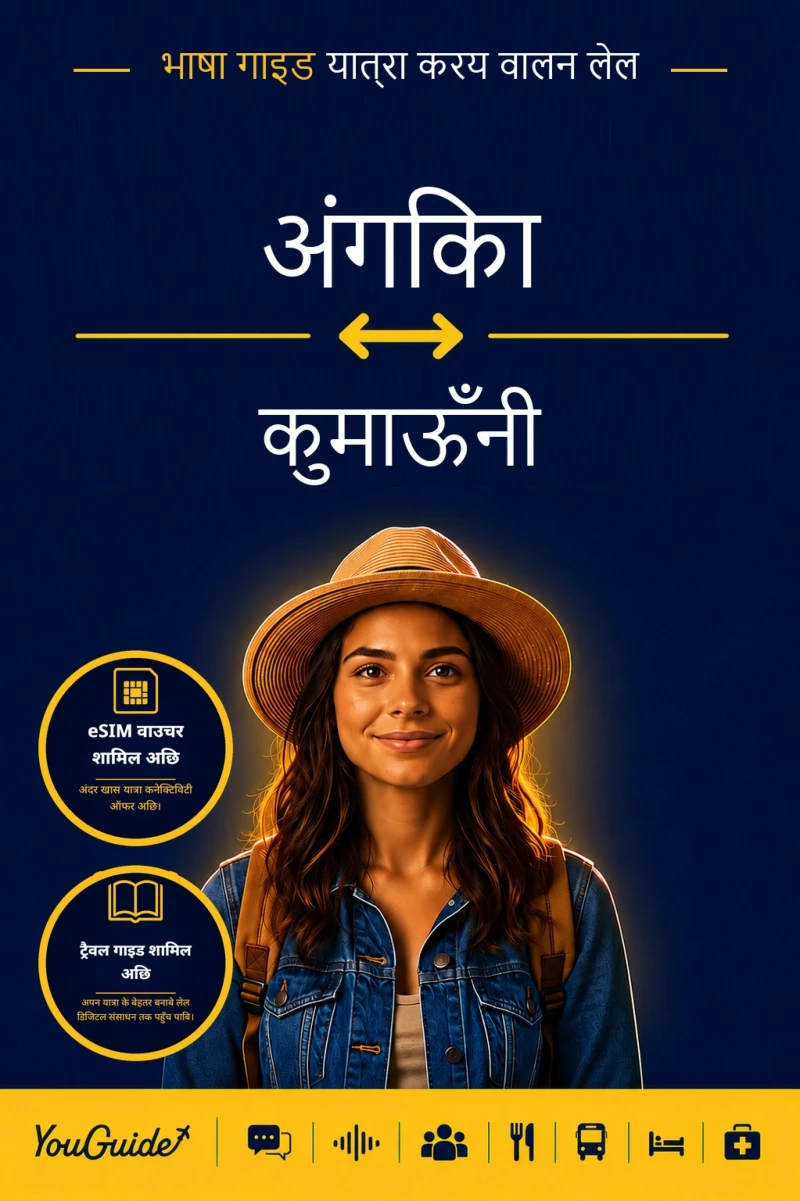 Portada: The Language Guide for Travelers - Angika to Kumaoni