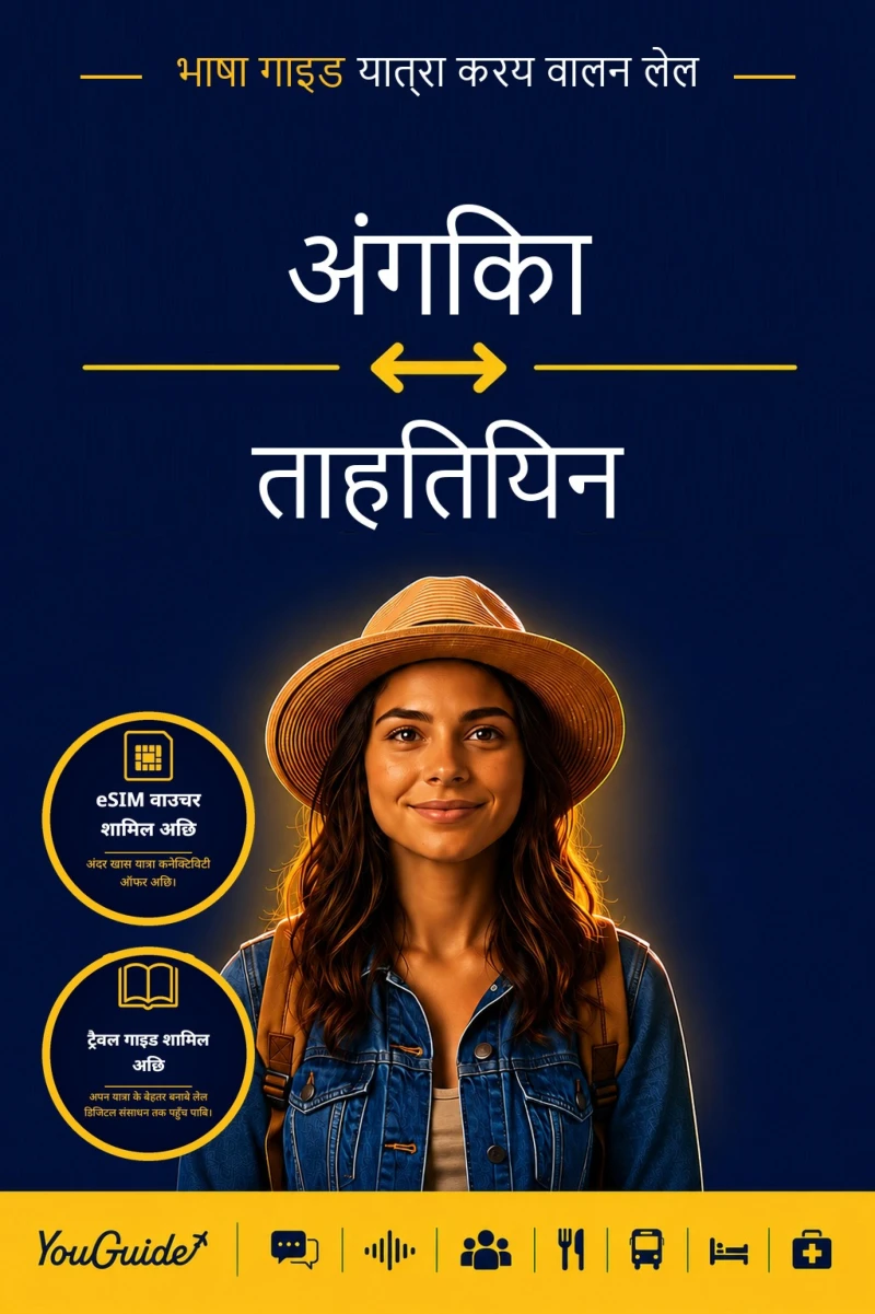 Portada: The Language Guide for Travelers - Angika to Tahitian