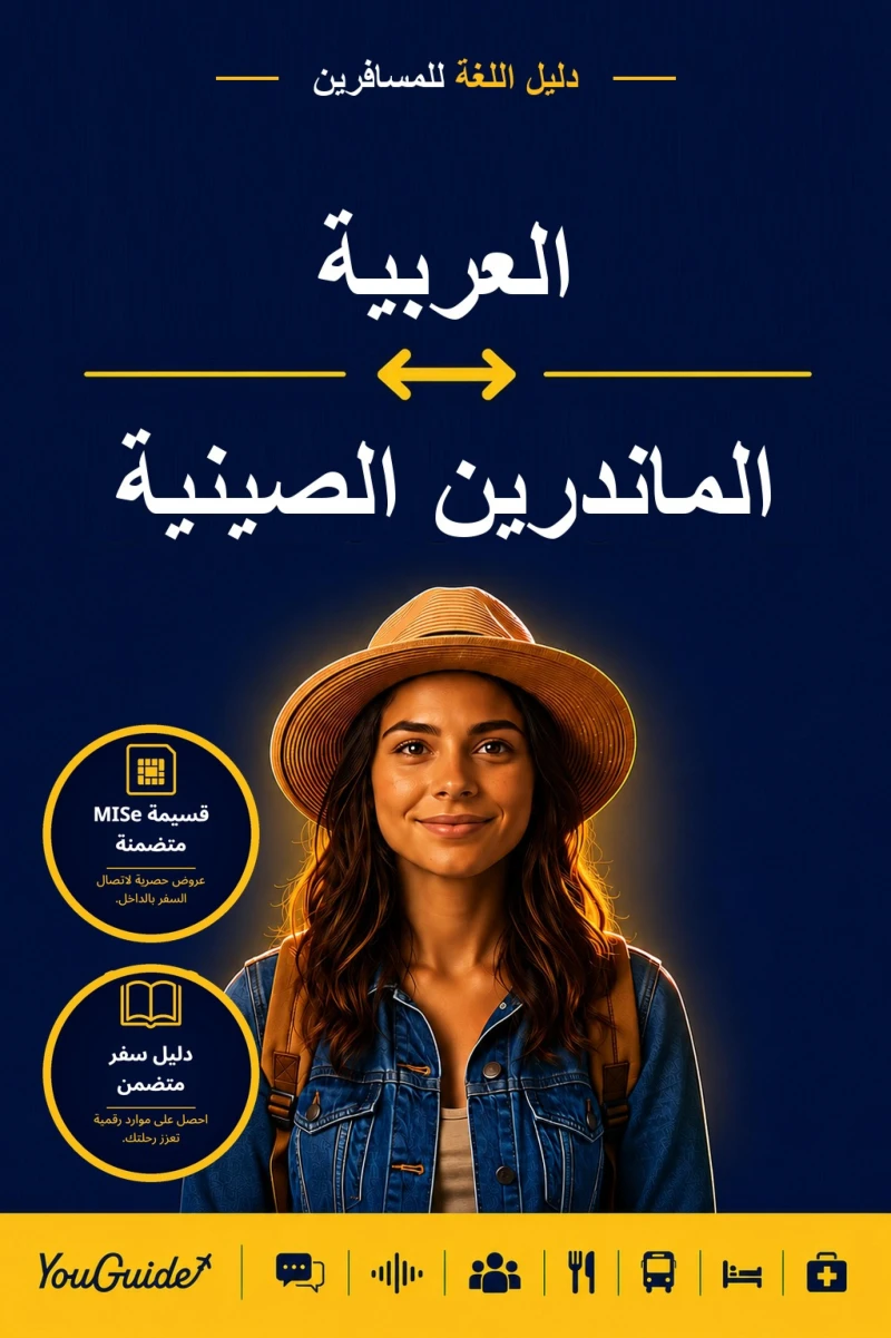 Portada: The Language Guide for Travelers - Arabic to Mandarin Chinese